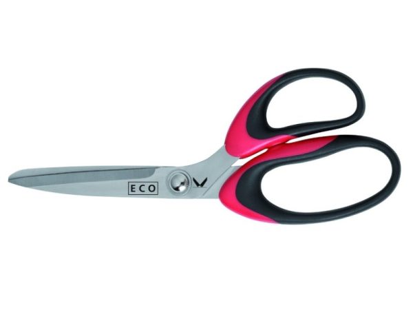TIJERA ECO HOBBY UNIVERSAL 25CM MANGO ROJO/NEGRO